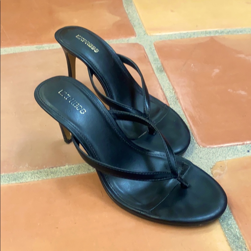 Stylish black High heels from Express
